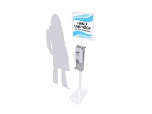 REHE-907 Hand Sanitizer Stand w/ Graphic